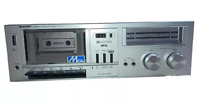 Sharp Stereo Cassette Deck RT-10 Tape Player Audio Music Vintage Dolby System • $75.85