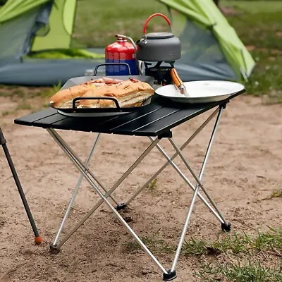 £14.29 • Buy Aluminium Portable Folding Stool Camping Table Stool Bag Camping Lightweight