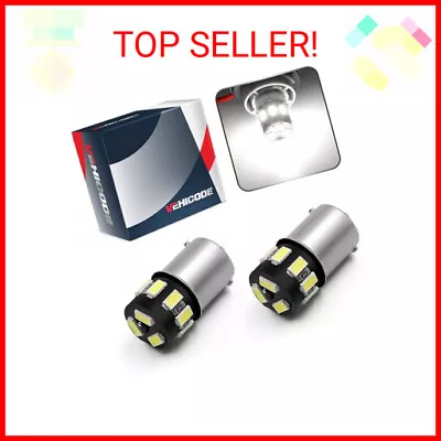 VehiCode 12V White 67 89 97 631 5007 5008 R5W R10W 1156 LED Bulb Mini BA15S For • $10.22