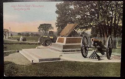 Vintage Postcard 1907-1915 Civil War Highwater Marker Monument Gettysburg  PA • $9
