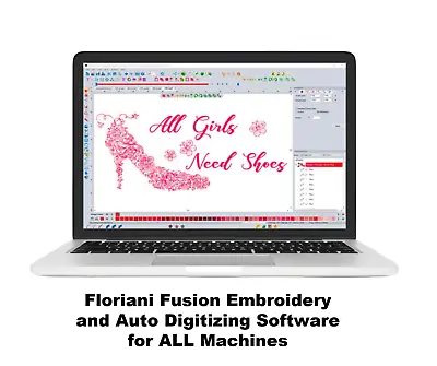 Floriani Fusion Embroidery Software For All Machines – NEW/SEALED - Great Price • $599.95