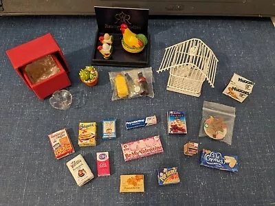 Variety Of Dollhouse Miniatures Fill Your Pantry Reutter • $10