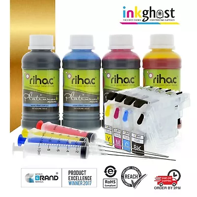 Refillable Ink Cartridges Kit For Brother LC233 MFC-J4620DW DCP-J4120DW Etc • $109.99