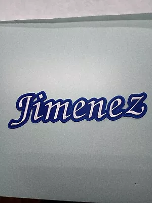 Fancy Custom Name Embroidered Patch Iron On Fast Shipping Usa Seller • $12.99