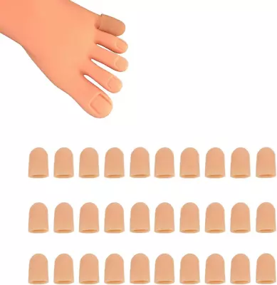 30 Pieces Gel Toe Caps For Little Toe Silicone Toe Protector Toe Covers For Pin • $20.51