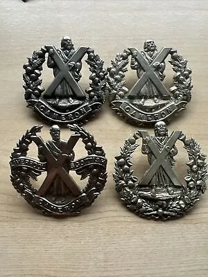 Tb176- 4x Rare Cameron Highlanders Liverpool / Scottish Cap Badges • £19.99