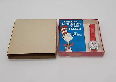 Dr. Seuss The Cat In The Hat Time Teller Watch 1972 Lafayette Watch Co. • $49.95
