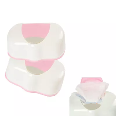 Dry Wet Tissue Case Baby Wipes Napkin Storage Box Container Plastic Dust-proof • £7.10