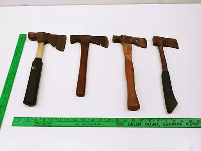 4x Vintage Hatchet Pick Axe ⚒️ Wood Hammers Carpenters Woodworker Tools  • $47.99