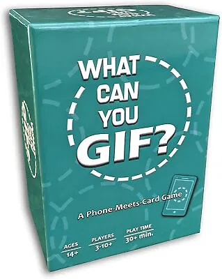 What Can You GIF? - An Award Winning Phone-Meets-Card Game By TwoPointOh Games • $24.99
