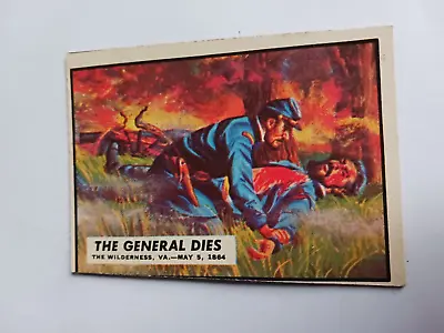 A&BC American Civil War Bubble Gum Trading Cards No 62 1966 • £2