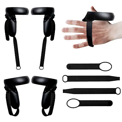 For NEW Quest Rift S VR Touch Controller Grip Wrist Knuckle Silicone Straps • £7.18