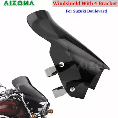 For Suzuki Boulevard M109R M90 Motorcycle Windshield Windscreen W/ Mount Bracket • $189.99