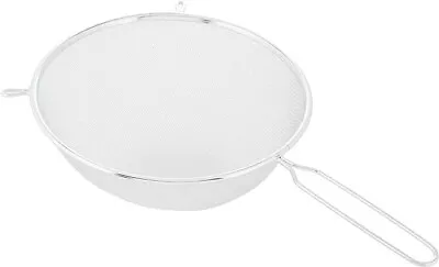 24cm Sieve Kitchen Fine Mesh Strainer Dusting Icing Sugar Cake Decoration Flour • £7.99