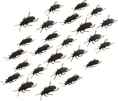 12PC CREEPY CRAWLIES Spider Rats Cockroach Table Setting Halloween Decoration UK • £2.69