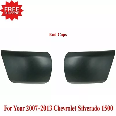 New Front Bumper End Caps Primed Fits 2007-2013 Chevy Silverado 1500 Set Of 2pc • $83.50