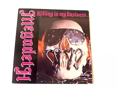 Megadeth  Killing Is My Business 1980's Vintage Sticker • £11.58