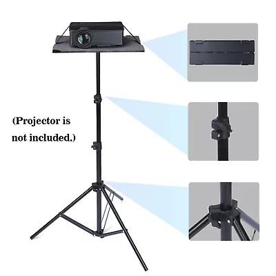 Laptop Projector Stand Heavy Duty Tripod Mount Height Adjustable 22  To 66  D1H4 • £19.97