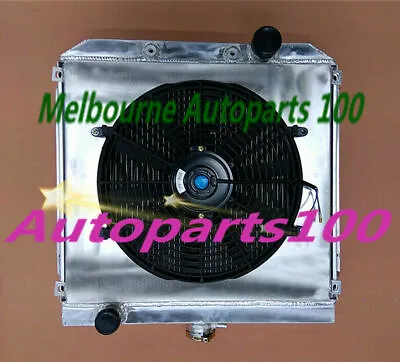 42mm Aluminum Radiator For Ford XY 250 XW 302 GS GT 351 Cleveland + Shroud + Fan • $270
