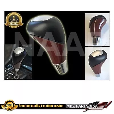 C220 C230 C43 Shift Knob Handle Leather Burlwood Automatic C-Class Gear 94-00 • $29.50