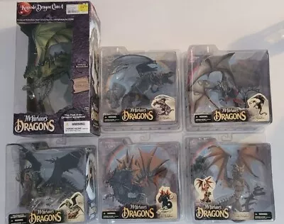 NIB Mcfarlane's Dragons Series 4 Fall Of The Dragon Kingdom Full Set Of 6  • $300