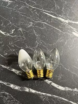 Noma T1 12v 3w E12 Replacement Spare Bulbs  Cone Lamps 2 X Clear + Fuse • £13.99