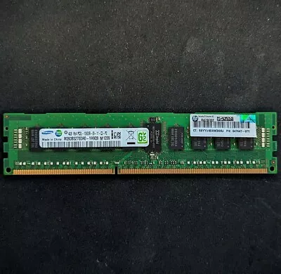 Samsung 4GB 1Rx4 PC3L-10600R DDR3-1333MHz ECC RAM M393B5270DH0-YH9Q9 • $12