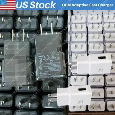 Wholesale Bulk For Samsung Adaptive Fast USB A Wall Charger Power Adapter Block • $8.42