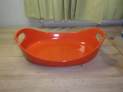 Rachael Ray 2.25 Quart Casserole Dish 14x9 Orange G014 • $16.99