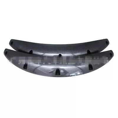 2Pcs Carbon Fiber Look Car Fender Flares Mud Flaps Splash Guards Wheel Eyebrow • $26.15