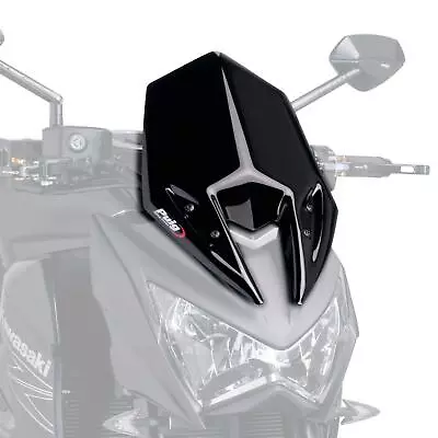 Puig Sport Screen Windshield Black (Opaque) Kawasaki Z 800 & E 2013 - 2016 • $101.12