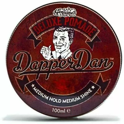 Dapper Dan Deluxe Pomade Medium Hold Hair Styling Products For Men 100ml • £14.99