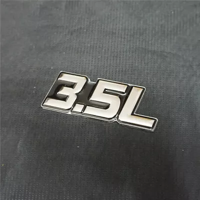 $14.99 • Buy 2PCS 3.5L Chrome Black Metal Decal Sticker Badge Emblem Car V6 Engine Twin Turbo