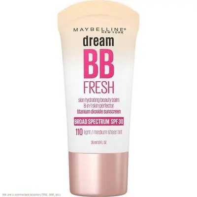 Maybelline Dream Fresh BB Cream - 110 Light Medium - 1 Fl Oz • $10.41