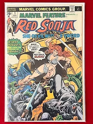 Marvel Feature Red Sonja Vol 1 #1 Nov 1975 (VG+) • $12.95