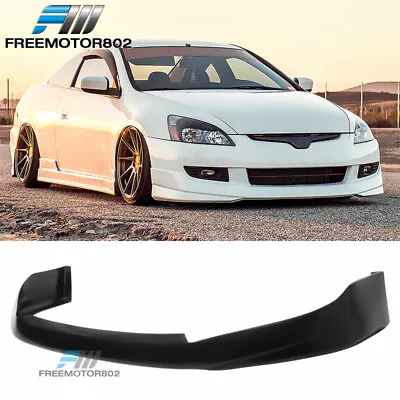 Fit 03-05 Honda Accord Coupe HFP Style PU Front Bumper Lip Spoiler • $179.99