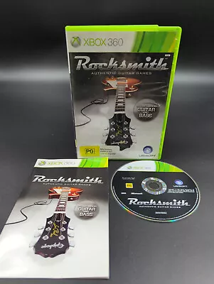 Rocksmith Authentic Guitar Games (XBOX 360) FAST FREE POST • $14.95