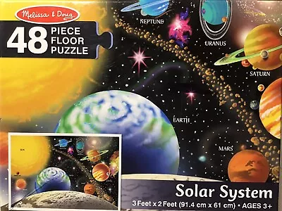 Melissa And Doug Solar System 48 Piece Floor Puzzle 3 Feet By 2 Feet • $3