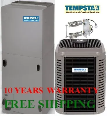 1.5 Ton 15.5 SEER2 Tempstar Electric System Condenser & Air Handler & Heater Kit • $2715