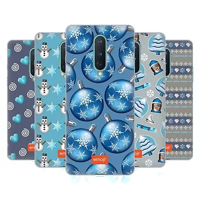 OFFICIAL Emoji® WINTER PATTERNS SOFT GEL CASE FOR GOOGLE ONEPLUS PHONE • £17.95