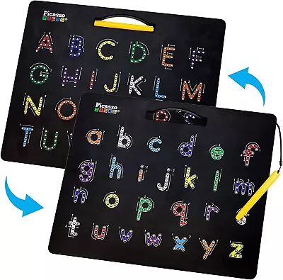 £21.30 • Buy Picasso Tiles Double Sided Magnetic Board With Letters And Numbers