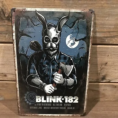 Blink 182 Bangor ME 2016 A Day To Remember Tin Metal Sign 8 X12  Man-Cave Décor • $9.99