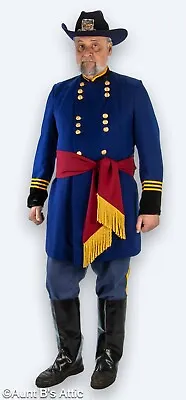 Civil War General Northern Union Officer Costume 4Pc Historical Military Costume • $199.98