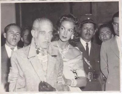 MARIA FELIX IN BOGOTA WITH ANDRES SOLER Candid Colombia 1955 Original Photo • $24.99