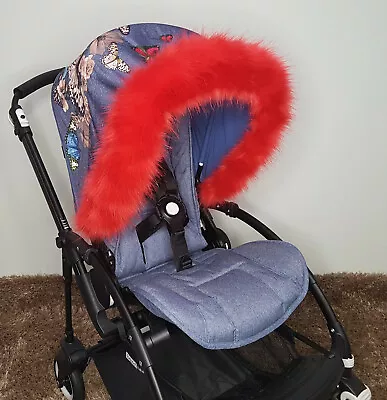 Pram Fur Hood Trim Stroller Buggy 150 Colours Bugaboo Silver Cross Icandy  • £19.99