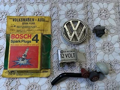 7 Vintage VW Parts Including A Emergency 88 Hazard Pull Switch  Plus Other Items • $10