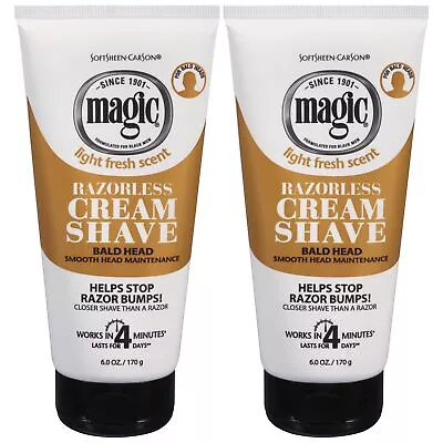 Magic Razorless Shaving Cream For Men Hair Removal Cream For Bald Head Main... • $25.31