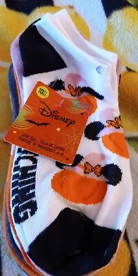 Disney Mickey & Minnie Halloween Socks Shoe Size Is 4-10  • $3