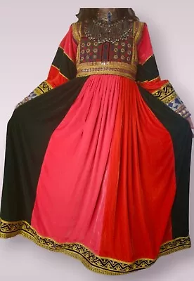 Afghan Kuchi Vintage Dress Afghan Dress Traditional Ethnic Handmade Chapan • $199.13