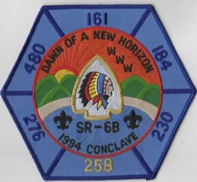 1994 Shenandoah Lodge 258 OA Patch Stonewall Jackson Area Council  BLU Bdr. [VA1 • $9.95